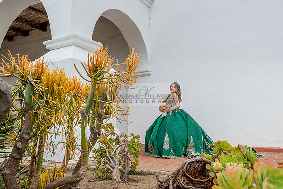 Quinceaneras photoshoot, photographer, videographer at San Luis Rey Mission in Oceanside Ca. 323-633-8283 www.gvphotoandvideo.com