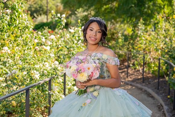Emma Gutierrez quinceanera photo shoot, videos at South Coast Botanic Garden in Palos Verdes States Ca by Gustavo Villarreal Photography, 323-633-8283, www.gvphotoandvideo.com
