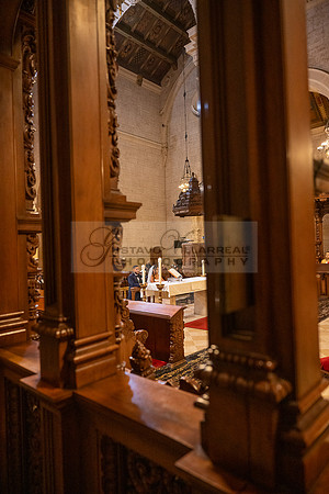 Gustavo and Lupe wedding ceremony at San Vincent Catholic Church