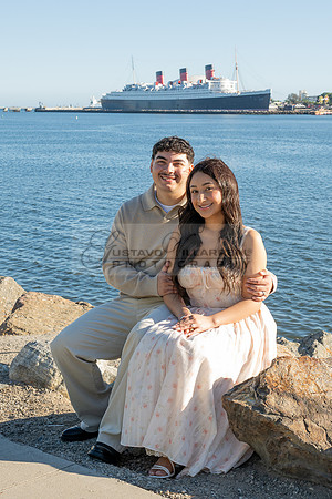 Christopher and Andrea engagement, wedding, photos at Lions Lighthouse in Long Beach California, photographs, images by Gustavo Villarreal photography, 323-633-8283, www.gvphotoandvideo.com