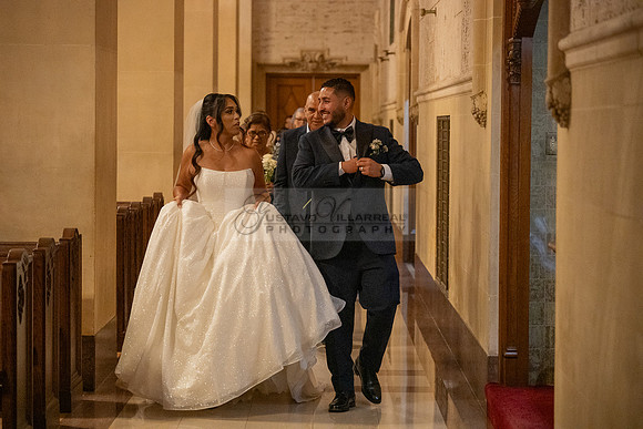 Gustavo and Lupe wedding ceremony at San Vincent Catholic Church