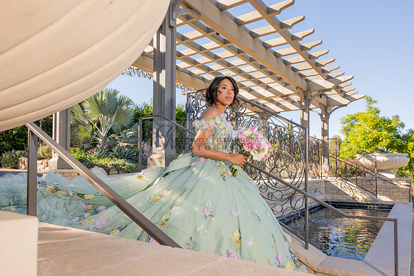 Emma Gutierrez quinceanera photo shoot, videos at South Coast Botanic Garden in Palos Verdes States Ca by Gustavo Villarreal Photography, 323-633-8283, www.gvphotoandvideo.com