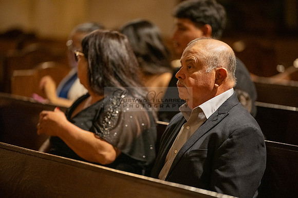 Gustavo and Lupe wedding ceremony at San Vincent Catholic Church