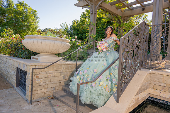 Emma Gutierrez quinceanera photo shoot, videos at South Coast Botanic Garden in Palos Verdes States Ca by Gustavo Villarreal Photography, 323-633-8283, www.gvphotoandvideo.com