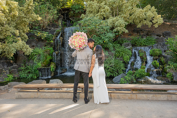 Erick and Yomira wedding, engagement photos at Los Angeles Arboretum & Botanic Garden in Arcadia Ca, images by Gustavo Villarreal Photography, 323-633-8283, www.gvphotoandvideo.com