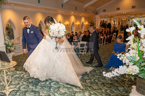 Karina and Raul Wedding celebration, ceremony, reception at The