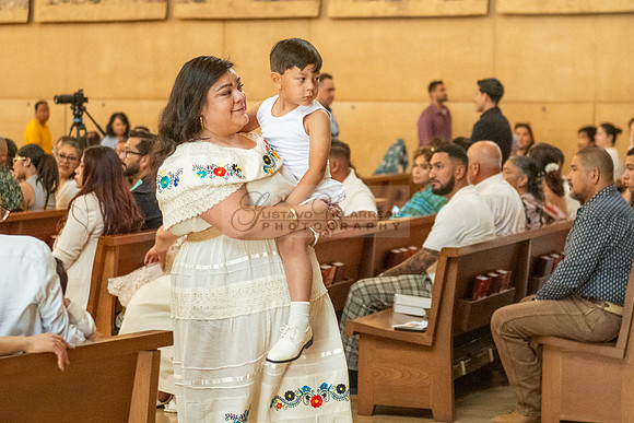 Baptism photographer, videographer at Cathedral of our Lady of Angeles in Los Angeles Ca. Gustavo Villarreal Photography, 323-633-8283, www.gvphotoandvideo.com