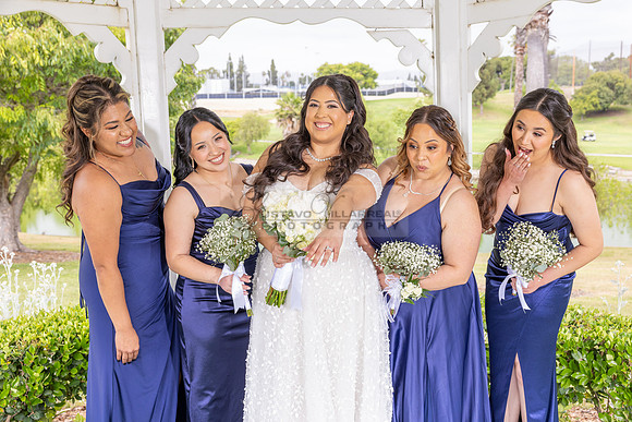 Thalial and Francisco wedding reception at La Mirada Golf course in