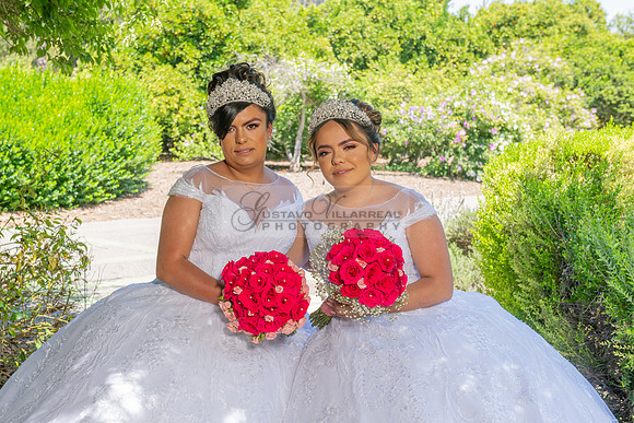 Alyssa and Kaitlynn sweet Sixteens photoshoot at Los Angeles County Arboretum in Arcadia Ca. photography, videography, Gustavo Villarreal, 323-633-8283, www.gvphotoandvideo.com