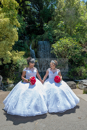 Alyssa and Kaitlynn sweet Sixteens photoshoot at Los Angeles County Arboretum in Arcadia Ca. photography, videography, Gustavo Villarreal, 323-633-8283, www.gvphotoandvideo.com