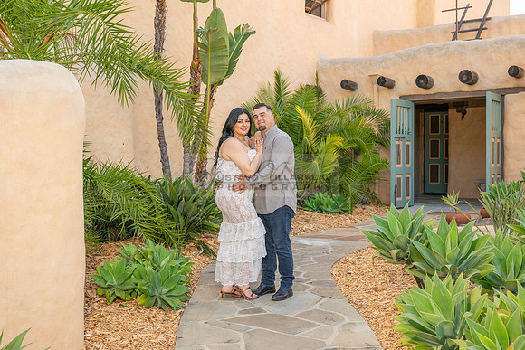 Jessica and Cory engagement photo session at Our Lady of Mount C