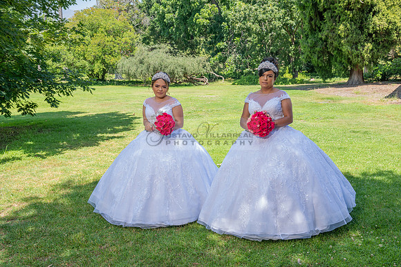 Alyssa and Kaitlynn sweet Sixteens photoshoot at Los Angeles County Arboretum in Arcadia Ca. photography, videography, Gustavo Villarreal, 323-633-8283, www.gvphotoandvideo.com