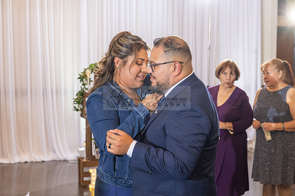 Thalial and Francisco wedding reception at La Mirada Golf course in