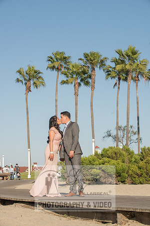 Alejandro and Monique engagement photos at Long beach Harbor Lighthouse, 323-633-8283, www.gustavovillarreal.com