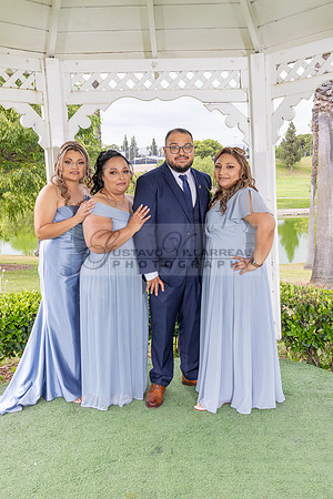 Thalial and Francisco wedding reception at La Mirada Golf course in
