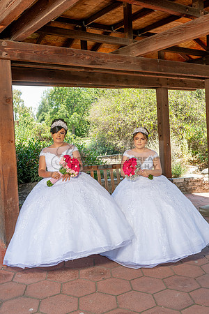 Alyssa and Kaitlynn sweet Sixteens photoshoot at Los Angeles County Arboretum in Arcadia Ca. photography, videography, Gustavo Villarreal, 323-633-8283, www.gvphotoandvideo.com