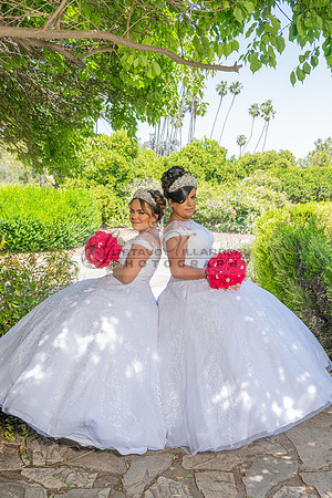 Alyssa and Kaitlynn sweet Sixteens photoshoot at Los Angeles County Arboretum in Arcadia Ca. photography, videography, Gustavo Villarreal, 323-633-8283, www.gvphotoandvideo.com