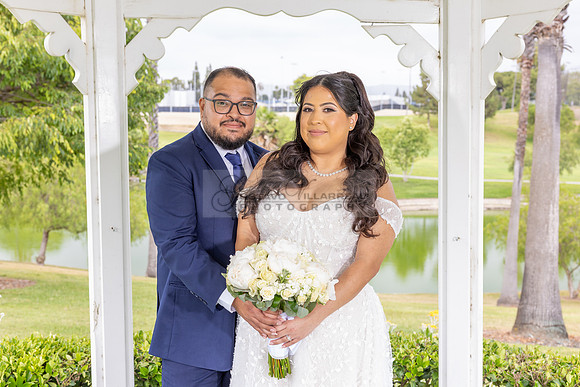 Thalial and Francisco wedding reception at La Mirada Golf course in