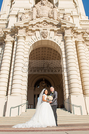 Liliana and Isaac wedding celebration at Noor Restaurant Event Center in Pasadena Ca, Pasadena City hall, photographer Gustavo Villarreal 323-633-8283