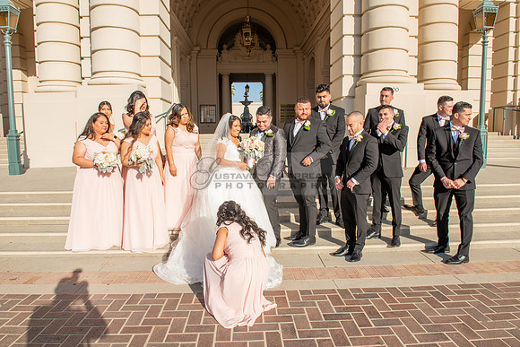 Liliana and Isaac wedding celebration at Noor Restaurant Event Center in Pasadena Ca, Pasadena City hall, photographer Gustavo Villarreal 323-633-8283