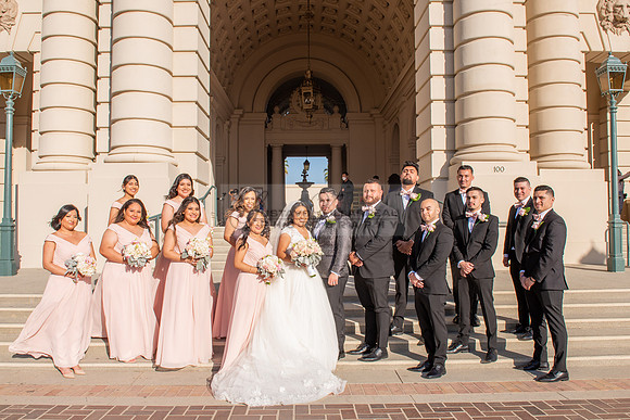 Liliana and Isaac wedding celebration at Noor Restaurant Event Center in Pasadena Ca, Pasadena City hall, photographer Gustavo Villarreal 323-633-8283