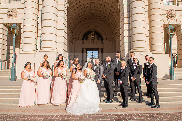 Liliana and Isaac wedding celebration at Noor Restaurant Event Center in Pasadena Ca, Pasadena City hall, photographer Gustavo Villarreal 323-633-8283