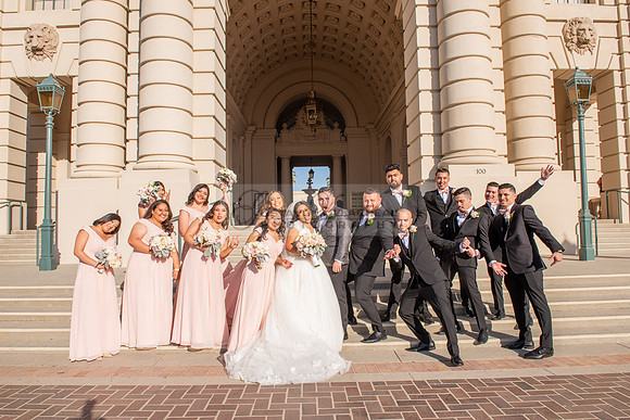 Liliana and Isaac wedding celebration at Noor Restaurant Event Center in Pasadena Ca, Pasadena City hall, photographer Gustavo Villarreal 323-633-8283