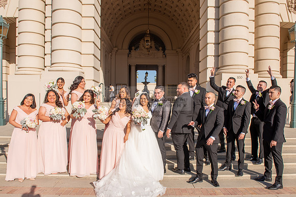 Liliana and Isaac wedding celebration at Noor Restaurant Event Center in Pasadena Ca, Pasadena City hall, photographer Gustavo Villarreal 323-633-8283