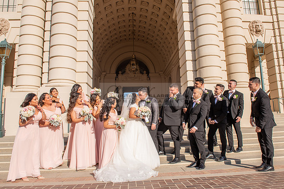 Liliana and Isaac wedding celebration at Noor Restaurant Event Center in Pasadena Ca, Pasadena City hall, photographer Gustavo Villarreal 323-633-8283