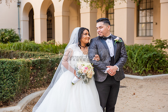 Liliana and Isaac wedding celebration at Noor Restaurant Event Center in Pasadena Ca, Pasadena City hall, photographer Gustavo Villarreal 323-633-8283