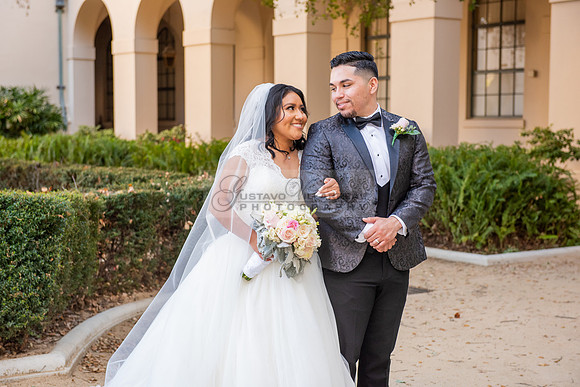 Liliana and Isaac wedding celebration at Noor Restaurant Event Center in Pasadena Ca, Pasadena City hall, photographer Gustavo Villarreal 323-633-8283