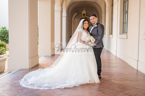 Liliana and Isaac wedding celebration at Noor Restaurant Event Center in Pasadena Ca, Pasadena City hall, photographer Gustavo Villarreal 323-633-8283