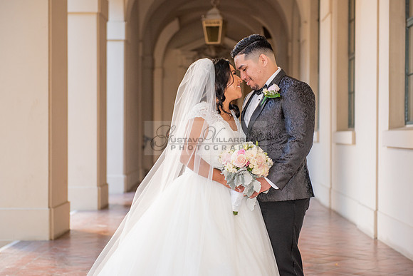 Liliana and Isaac wedding celebration at Noor Restaurant Event Center in Pasadena Ca, Pasadena City hall, photographer Gustavo Villarreal 323-633-8283