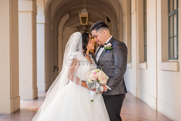 Liliana and Isaac wedding celebration at Noor Restaurant Event Center in Pasadena Ca, Pasadena City hall, photographer Gustavo Villarreal 323-633-8283