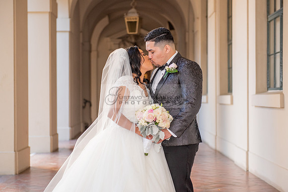 Liliana and Isaac wedding celebration at Noor Restaurant Event Center in Pasadena Ca, Pasadena City hall, photographer Gustavo Villarreal 323-633-8283