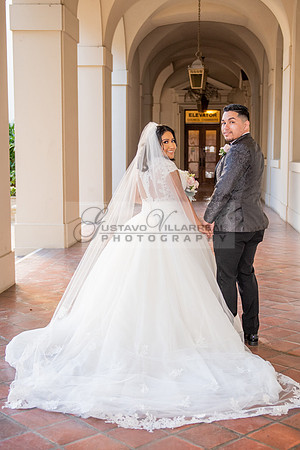 Liliana and Isaac wedding celebration at Noor Restaurant Event Center in Pasadena Ca, Pasadena City hall, photographer Gustavo Villarreal 323-633-8283