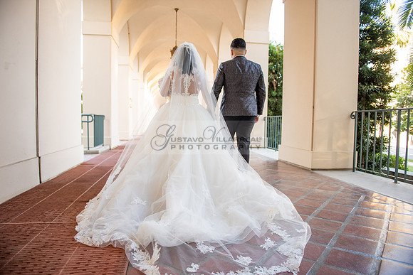 Liliana and Isaac wedding celebration at Noor Restaurant Event Center in Pasadena Ca, Pasadena City hall, photographer Gustavo Villarreal 323-633-8283