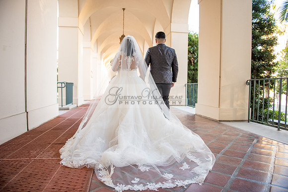 Liliana and Isaac wedding celebration at Noor Restaurant Event Center in Pasadena Ca, Pasadena City hall, photographer Gustavo Villarreal 323-633-8283