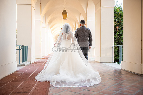 Liliana and Isaac wedding celebration at Noor Restaurant Event Center in Pasadena Ca, Pasadena City hall, photographer Gustavo Villarreal 323-633-8283