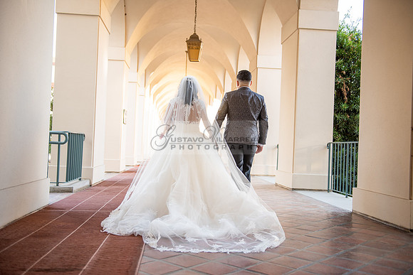 Liliana and Isaac wedding celebration at Noor Restaurant Event Center in Pasadena Ca, Pasadena City hall, photographer Gustavo Villarreal 323-633-8283