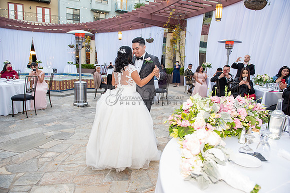 Liliana and Isaac wedding celebration at Noor Restaurant Event Center in Pasadena Ca, Pasadena City hall, photographer Gustavo Villarreal 323-633-8283