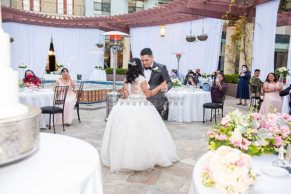 Liliana and Isaac wedding celebration at Noor Restaurant Event Center in Pasadena Ca, Pasadena City hall, photographer Gustavo Villarreal 323-633-8283