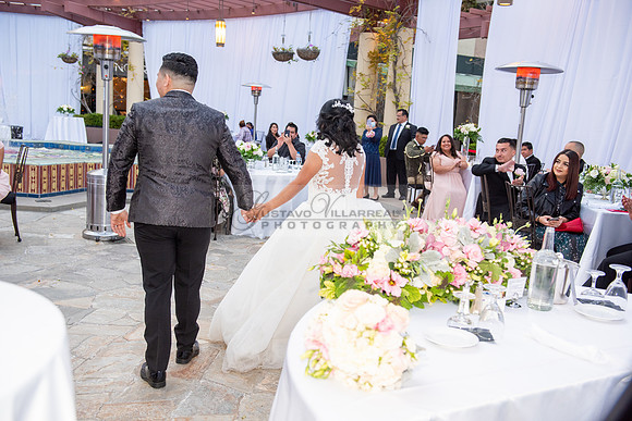 Liliana and Isaac wedding celebration at Noor Restaurant Event Center in Pasadena Ca, Pasadena City hall, photographer Gustavo Villarreal 323-633-8283