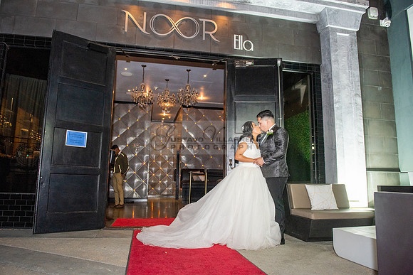 Liliana and Isaac wedding celebration at Noor Restaurant Event Center in Pasadena Ca, Pasadena City hall, photographer Gustavo Villarreal 323-633-8283