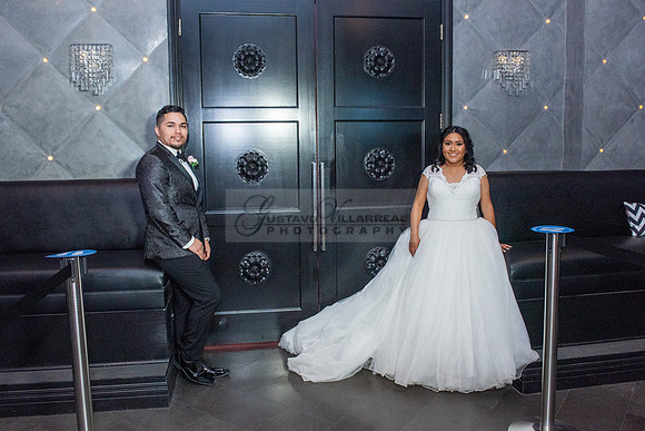 Liliana and Isaac wedding celebration at Noor Restaurant Event Center in Pasadena Ca, Pasadena City hall, photographer Gustavo Villarreal 323-633-8283