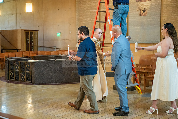 Baptism photographer, videographer at Cathedral of our Lady of Angeles in Los Angeles Ca. Gustavo Villarreal Photography, 323-633-8283, www.gvphotoandvideo.com