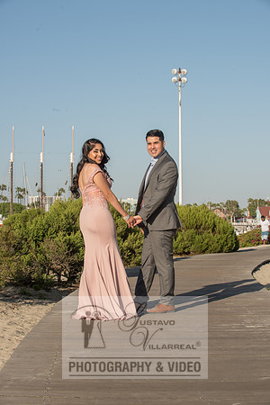 Alejandro and Monique engagement photos at Long beach Harbor Lighthouse, 323-633-8283, www.gustavovillarreal.com
