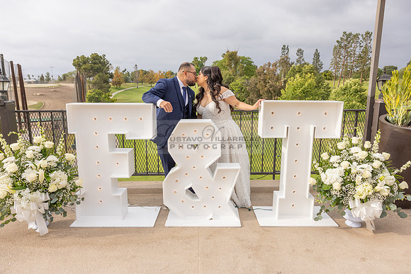 Thalial and Francisco wedding reception at La Mirada Golf course in
