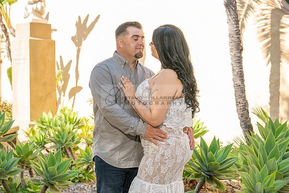 Jessica and Cory engagement photo session at Our Lady of Mount C