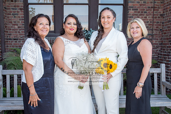 JENNIFER AND CYNTHIA glbt wedding photography and video at Long Beach Museum of Art in Long Beach Ca, www.gustavovillarreal.com, 323-633-8283